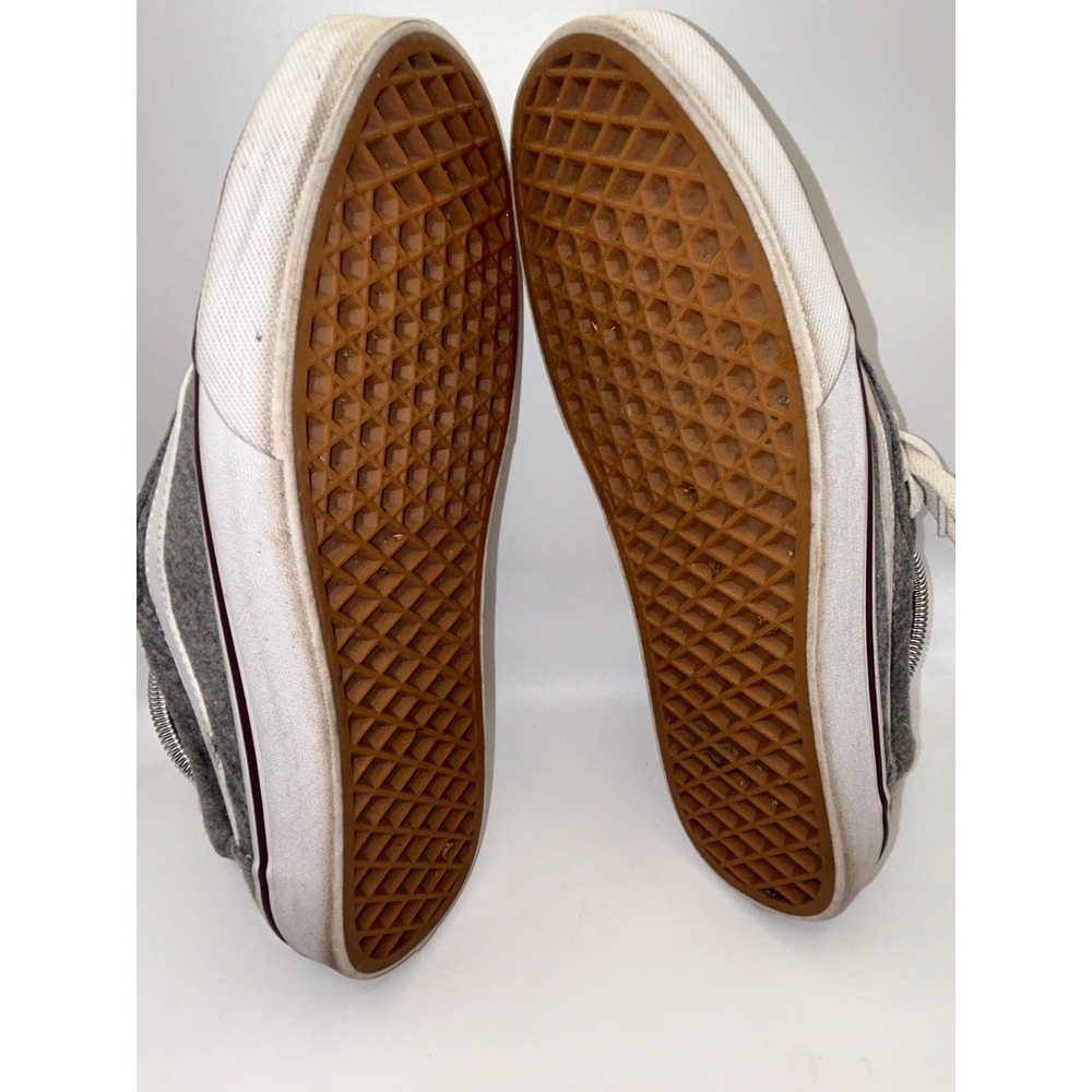 Vans Ward Low Top Heathered Grey Jersey Skate Shoes Womens 9 Mens 7.5 - Picture 11 of 11